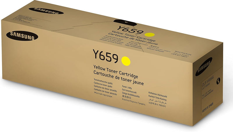 HP CLT-Y659S (SU570A) Original Toner Gelb (Kompatibel mit: CLX-8650ND, 8640ND, C4821), gelb