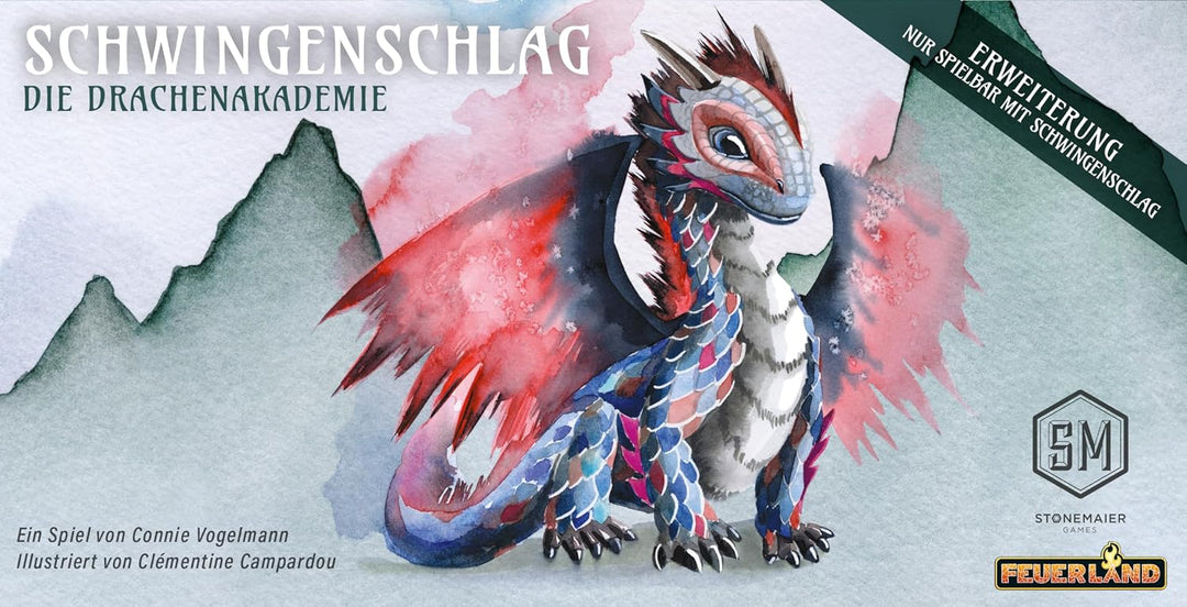 Schwingenschlag - Die Drachenakademie, Grün und Braun | 1. Erweiterung für Schwingenschlag, neue Dra
