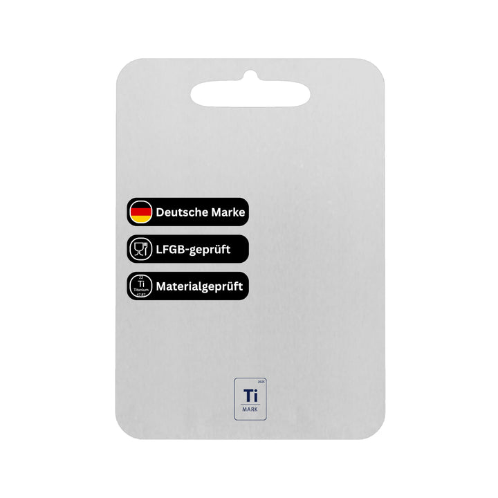 TiMark Titan Schneidebrett - Antibakterielles und 100% hygienisches Material inkl. Geschenkverpackun