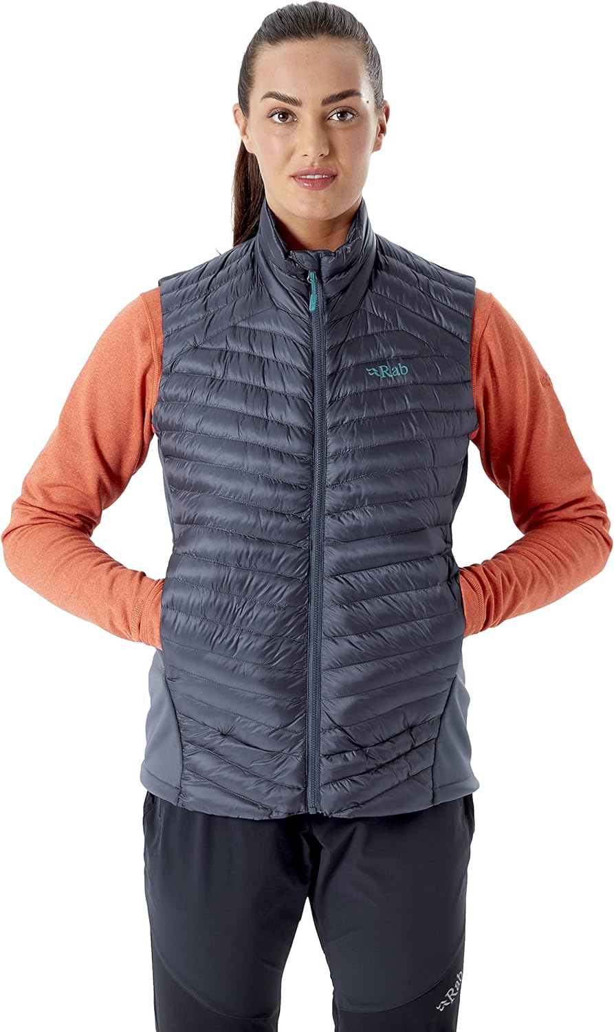 RAB Cirrus Flex 2.0 Vest Women 8 UK Damen Steel
