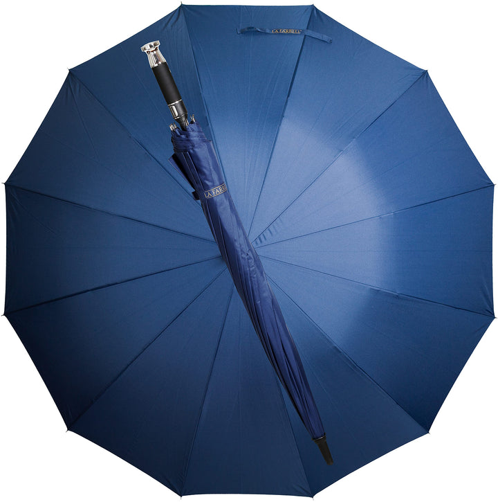 La Farrell Regenschirm XXL, Stockschirm, Golfschirm, Automatik, gross, blau, mit Schutzhülle, Ø ca.1