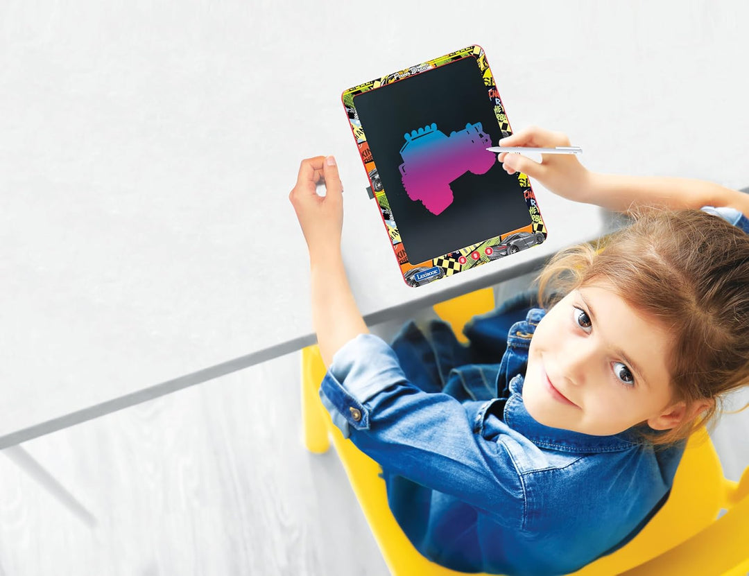 Lexibook, Power Draw®, Elektronische Zeichentafel mit Stift inklusive, Grosses 14’ E-Ink LCD-Display