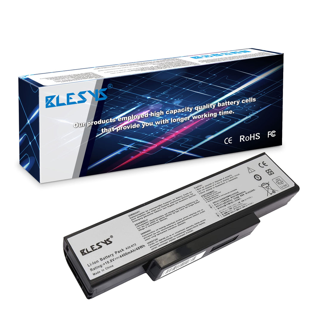 BLESYS li-ion Akku für ASUS A73 A73S A73SV A73SJ A73T A72 K73 K73E K73S K73SM K72 K72JR K72JT K72F K