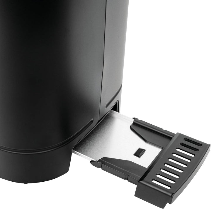 Toaster Langschlitz - 7 Bräunungsstufen, Aufwärmen, Auftauen, LED-Tasten, inkl. Brötchenaufsatz &amp; Kr