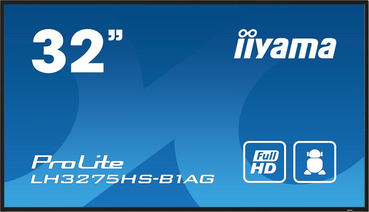 iiyama Prolite LH3275HS-B1AG 80cm 31,5" Digital Signage Display IPS LED Panel Full-HD HDMI DP USB2.0