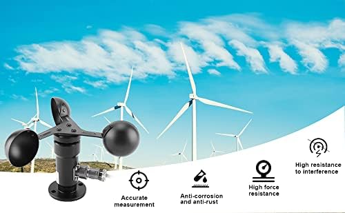 Windgeschwindigkeitssensor 4-20 mA Feuchtigkeitsbeständiger Anemometer mit hochwertigem Luftfahrtkab