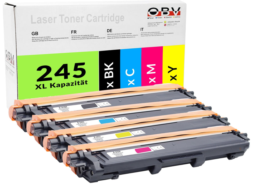 OBV 4X kompatibler Toner für Brother HL-3140CW HL-3170CDW HL-3150CDW DCP-9020CDW MFC-9140CDN MFC-933