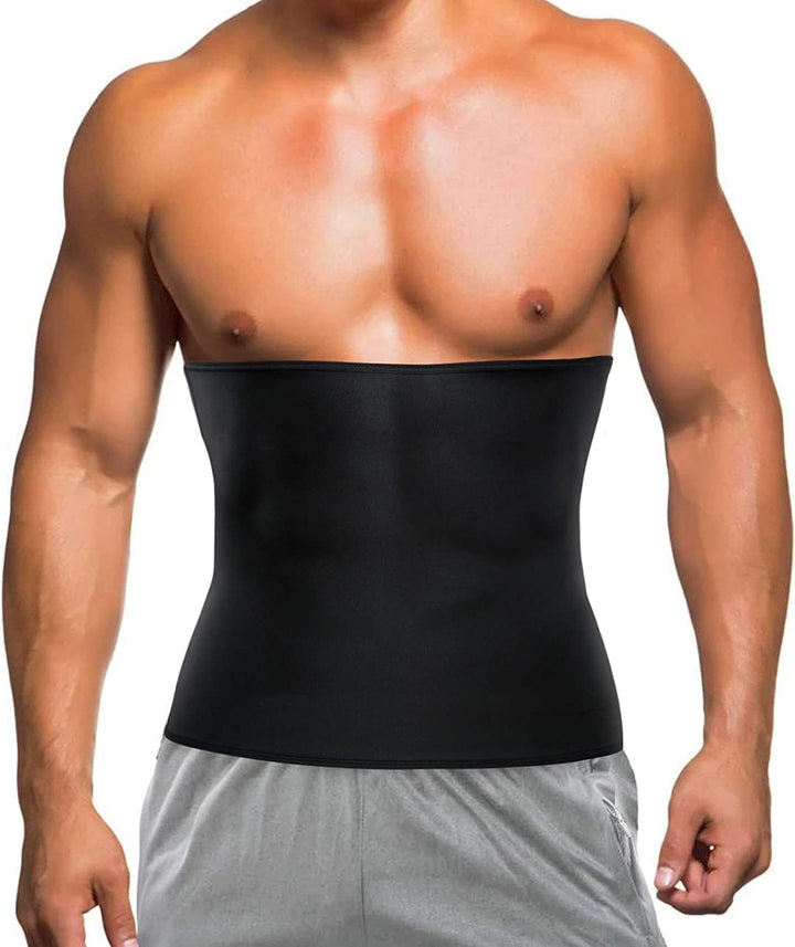 KUMAYES Bauchweggürtel Herren Fitness Gürtel Sauna Sport Taillenformer Saunagürtel Schwitzgürtel Wai