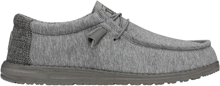 HEYDUDE - Wally Sox Stitch Herren - Slip on Schuhe - Herren Loafers, Black White 39 EU Grau, 39 EU G