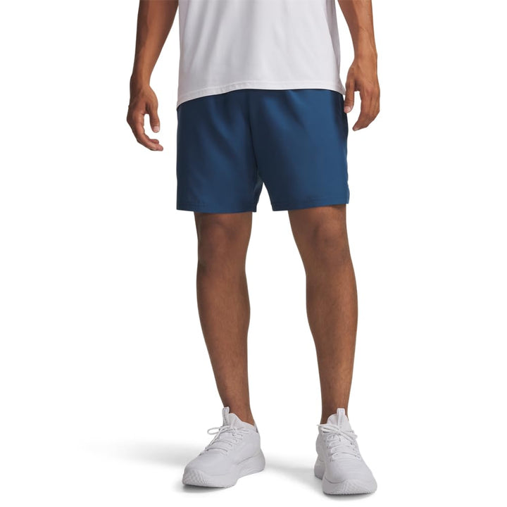 Under Armour Herren Shorts Tech Woven Workdmark Shorts M Wham Blue, M Wham Blue