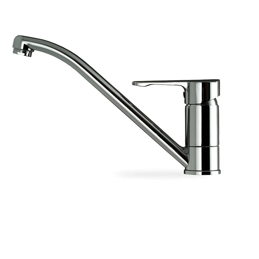 TEKA GRIFO ML CROMO Monomando con acabado de acero inoxidable de fácil limpieza, caño giratorio y ai