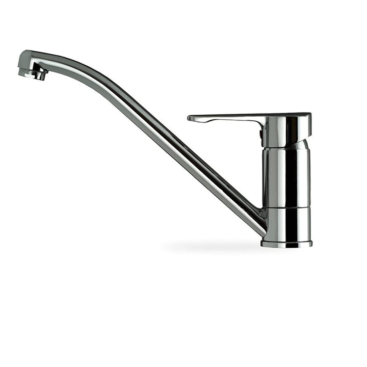 TEKA GRIFO ML CROMO Monomando con acabado de acero inoxidable de fácil limpieza, caño giratorio y ai