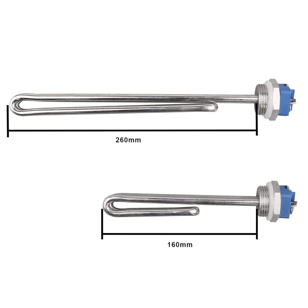 AIICIOO Heizelement 240v 1000w 1 Zoll BSP (DN25) Edelstahl mit Silikon-O-Ring, 240V 1000W