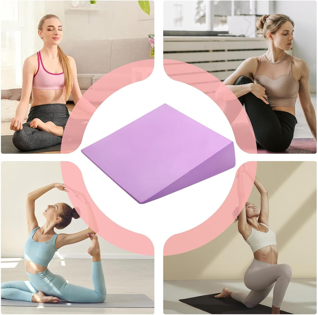 Yoga-Keil-Block, Wadendehner, schräger Board, Workout-Neigungskeil, Schaumstoff-Balance-Block, und F