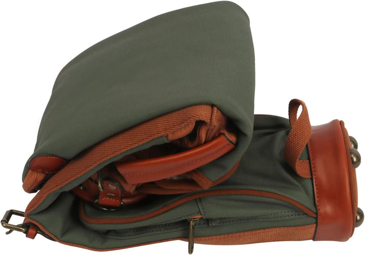 Tourbon wasserdichte Segeltuch-Tasche für Golfschläger, mit weichem gepolstertem Schultergurt Grün