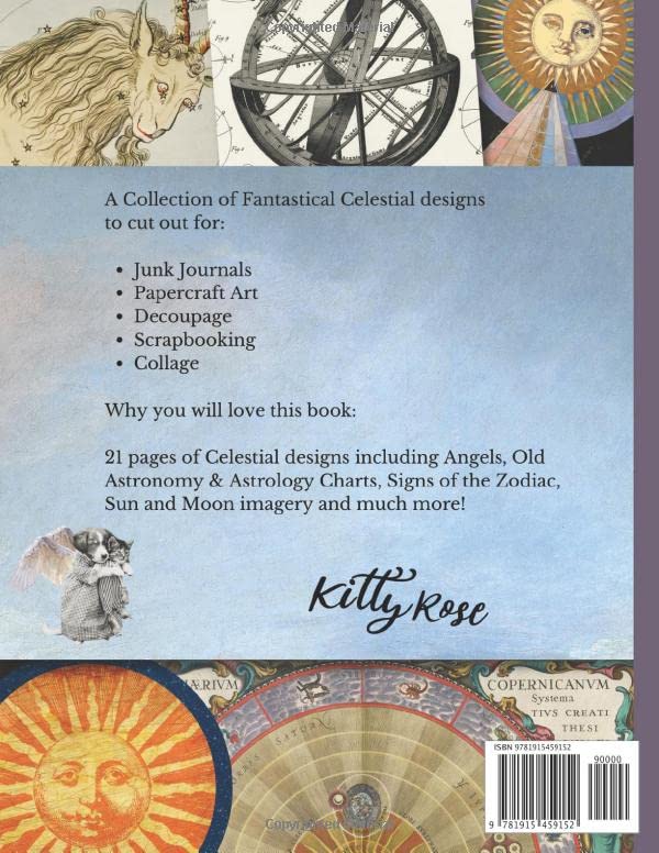 Fantastical Celestial To Cut Out & Collage: A Collection Of Vintage Astrology, Astronomy And Angel E