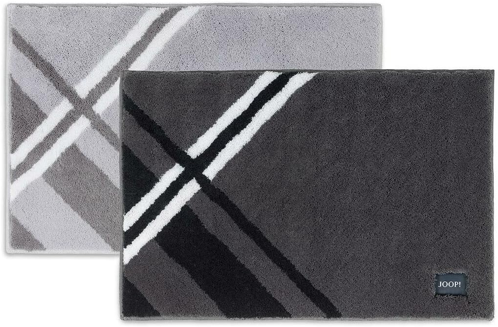 JOOP! Badteppich Checks Farbe Natur-Jasmin Grösse 60x90cm Natur-jasmin 60 x 90 cm, Natur-jasmin 60 x