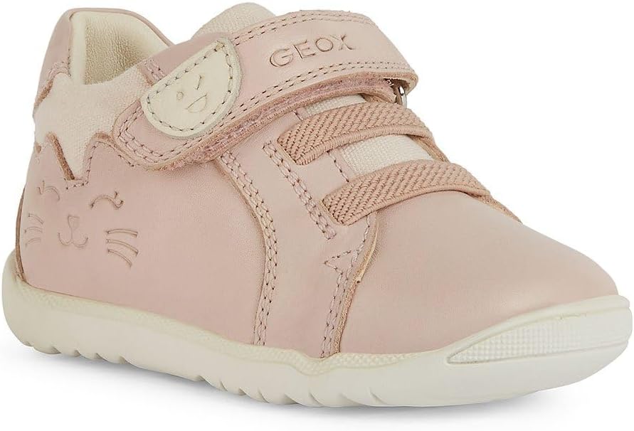 Geox Mädchen B Macchia Girl C Sneaker 21 EU Lt Rose Lt Ivory, 21 EU Lt Rose Lt Ivory