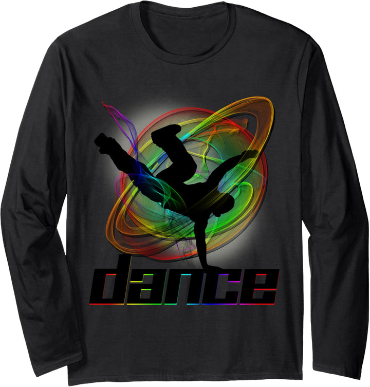 Breakdance Street Dance schnelle Bewegung Dance T Shirt Langarmshirt