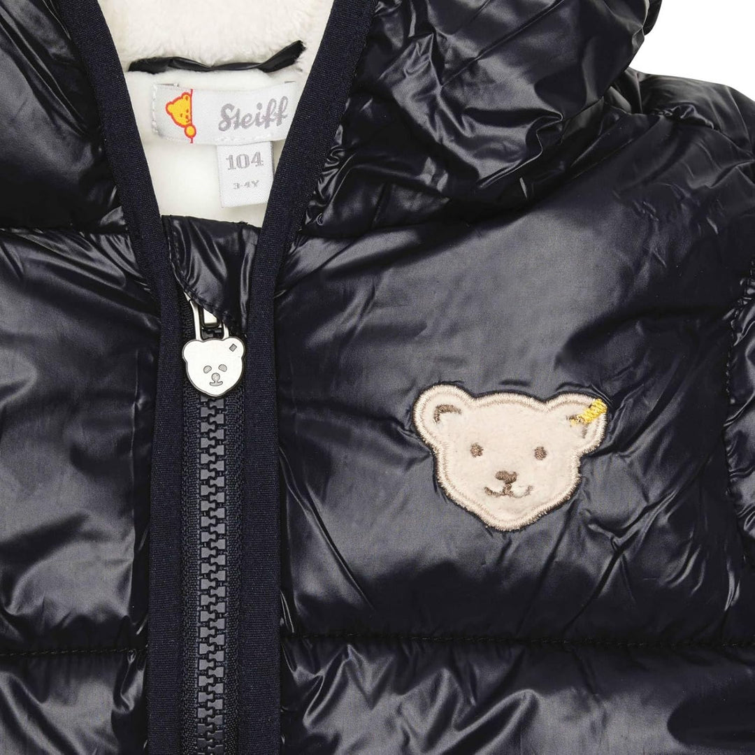 Steiff Mädchen Weste mit Kapuze Jacke 110 steiff navy, 110 steiff navy