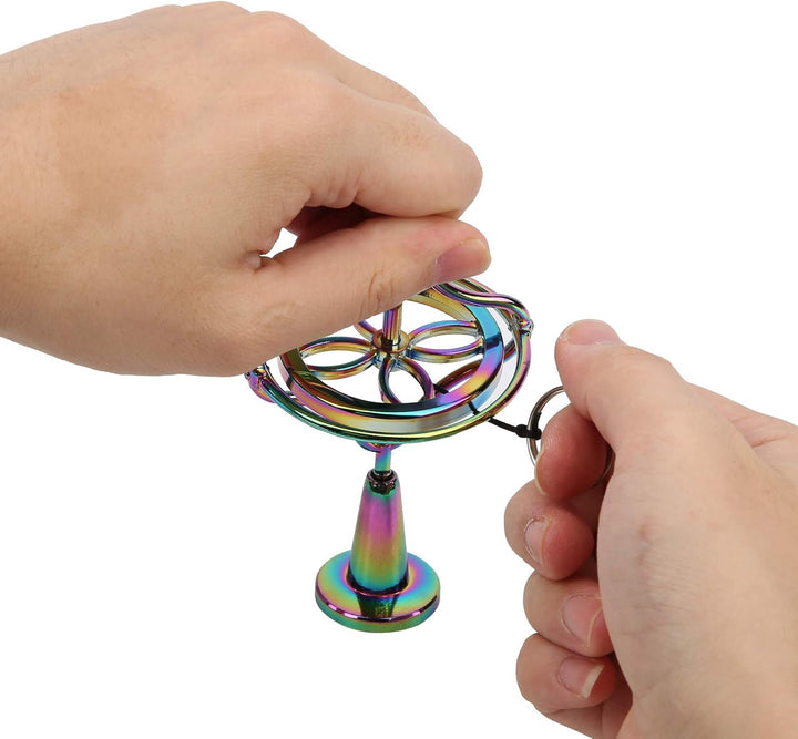 Alomejor Legierung Gyroskop Spielzeug f¨¹r M?dchen - Schwerelosigkeit Balance Physik Fliegende Beweg