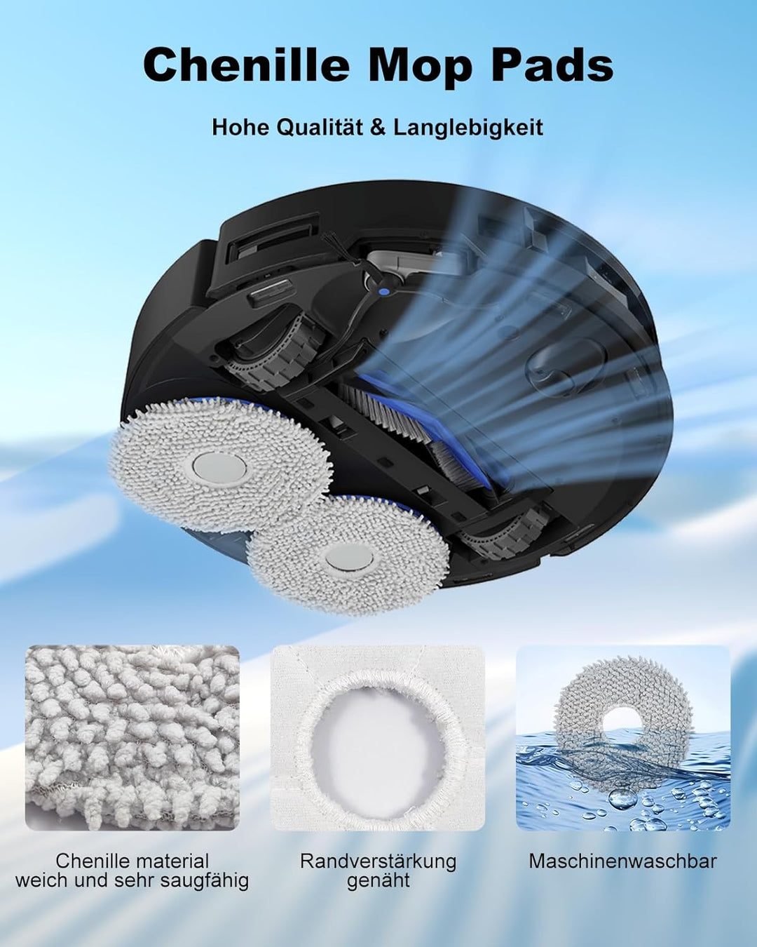 27 Stück Zubehör Set für ECOVACS DEEBOT T50 Omni/T50 PRO/T50 PRO Omni Gen2 Omni Saugroboter Ersatzte