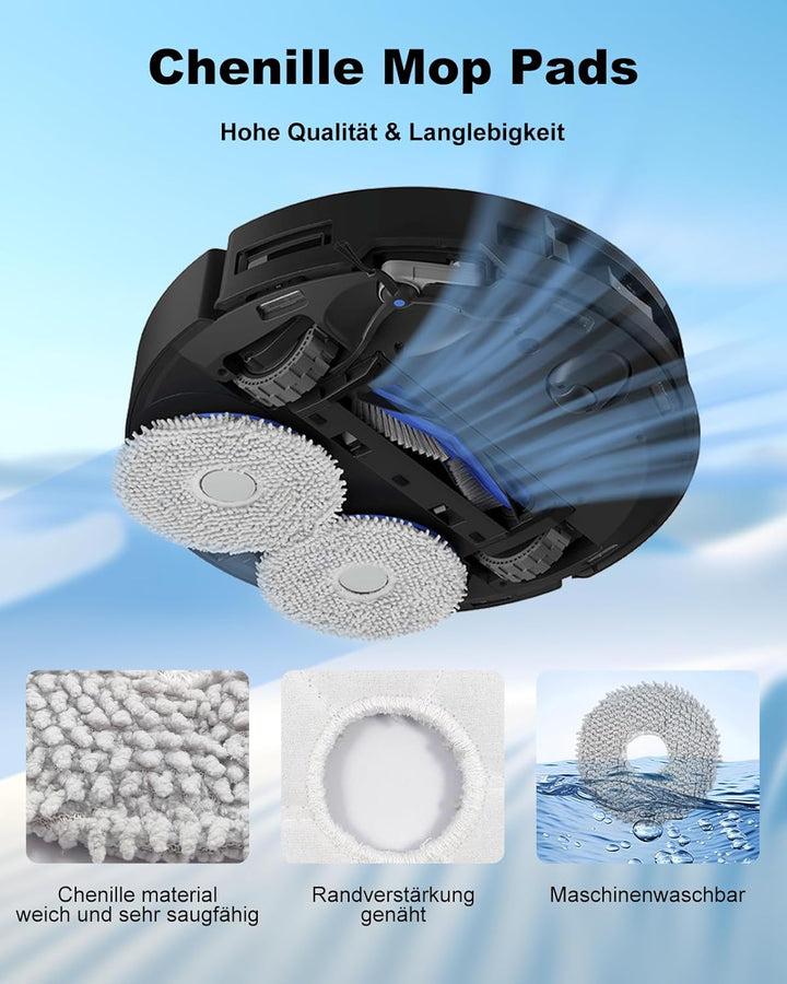 27 Stück Zubehör Set für ECOVACS DEEBOT T50 Omni/T50 PRO/T50 PRO Omni Gen2 Omni Saugroboter Ersatzte