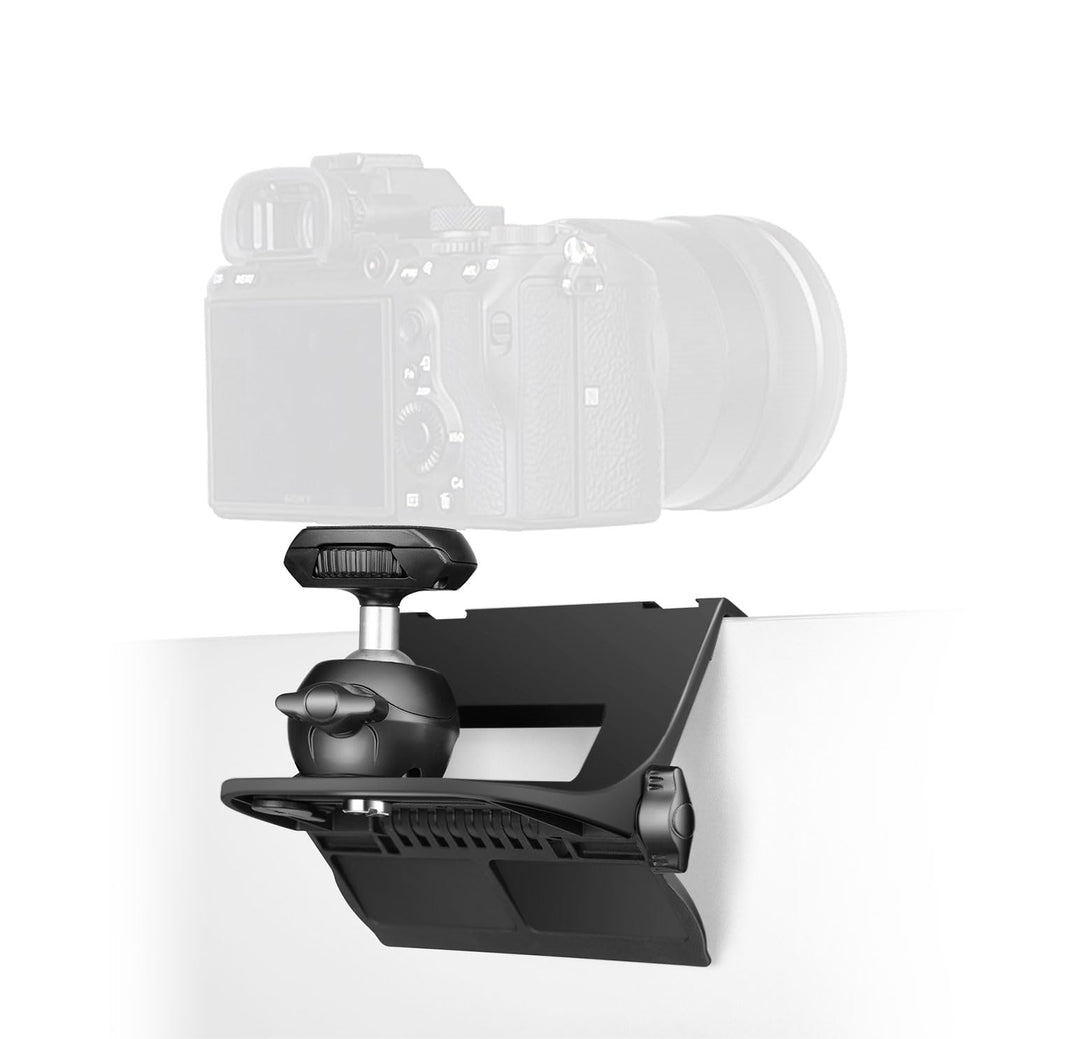 【CM01】 RAUBAY Monitor-Top-Kamera-Montageklammer, hängender Webcam-Ständer mit 1/4"-Schraube, für Liv
