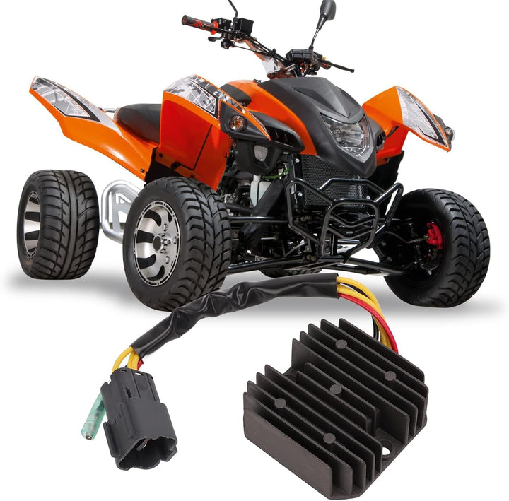 Luqeeg Spannungsregulator Gleichrichter, 12V ATV Spannungsgleichrichter Regler Gleichrichter Ersatz
