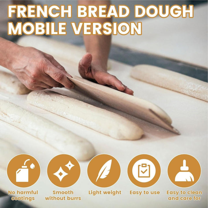 Transfer Peel Wood French Bread - Flipping Board Bread Making Tools | Kitchen Cookware 13 Inch Trans