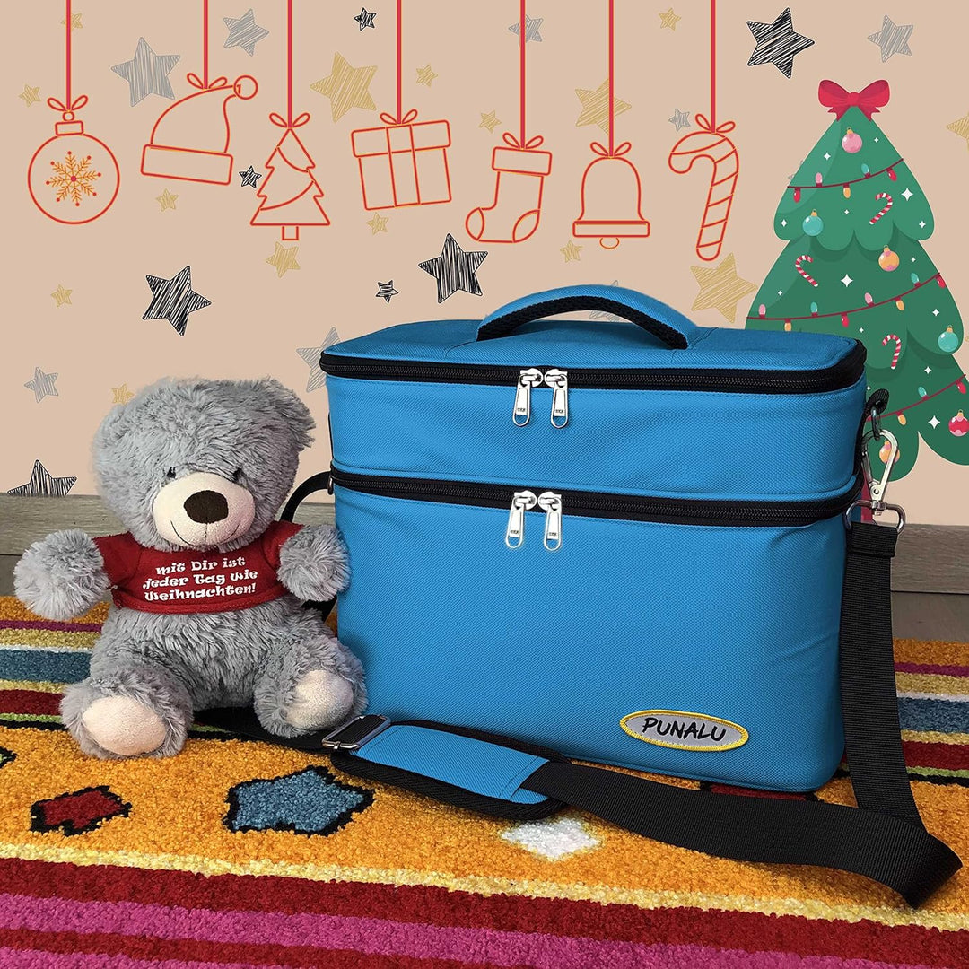 Toniebox Tasche XL kompatibel mit Toniebox 1 & 2 – Platz für bis zu 68 Hörfiguren, Kopfhörer & Lades