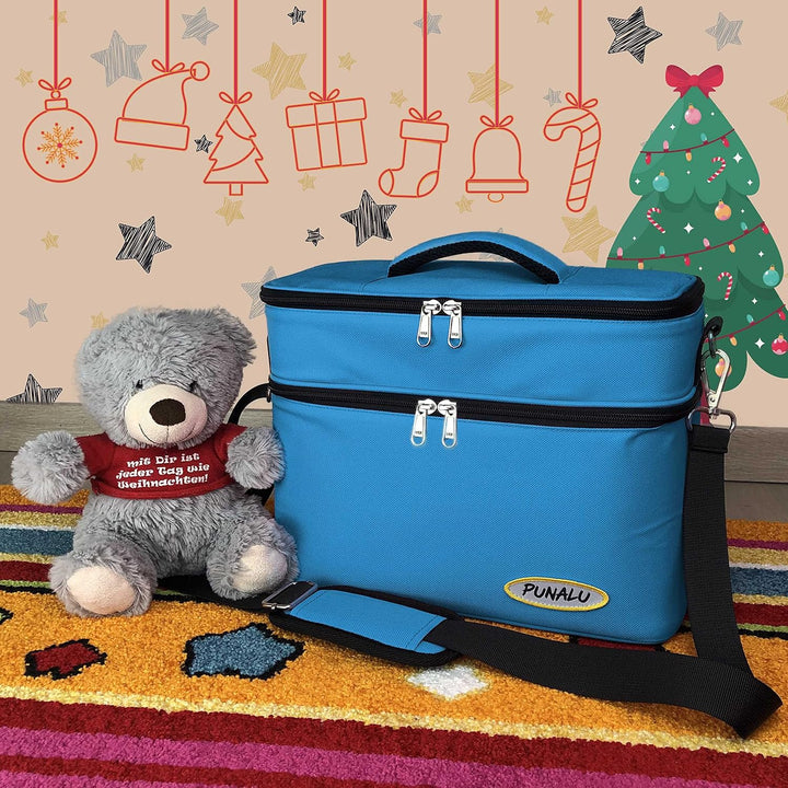 Toniebox Tasche XL kompatibel mit Toniebox 1 & 2 – Platz für bis zu 68 Hörfiguren, Kopfhörer & Lades