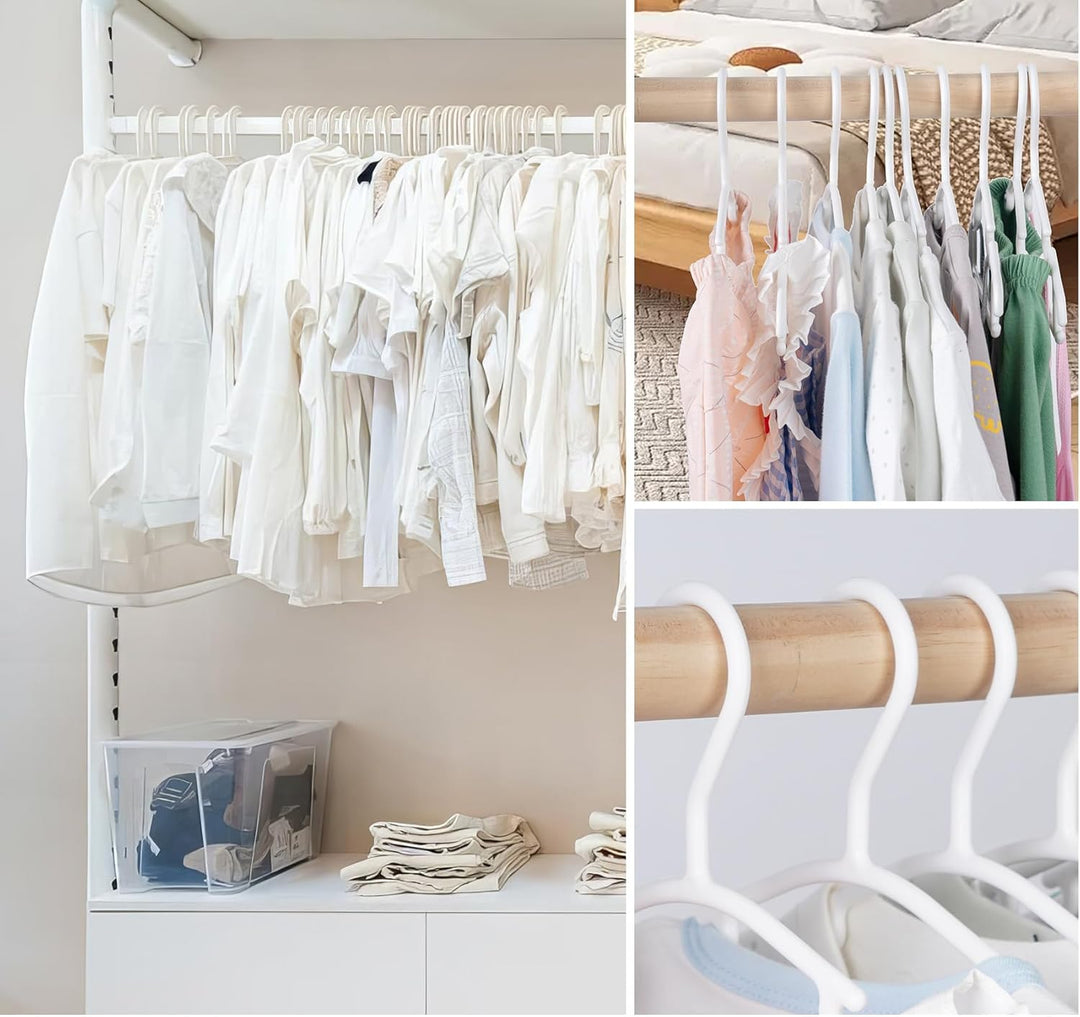 ilauke Kleiderbügel Kinderkleiderbügel 36 STK. Baby Kleiderbügel Hangers Aufbewahrung Kleiderbuegel