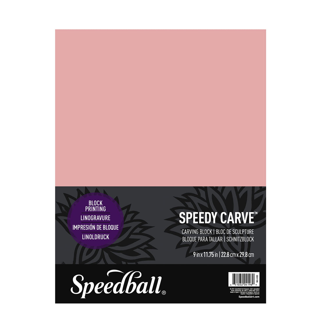 Speedball Druckstock zum Schnitzen, Rose, 9-Inch-by-11 3/4-Inch, 9-Inch-by-11 3/4-Inch