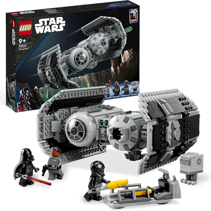LEGO Star Wars TIE Bomber Modellbausatz mit Darth Vader Minifigur & 10914 DUPLO Deluxe Steinebox Bun