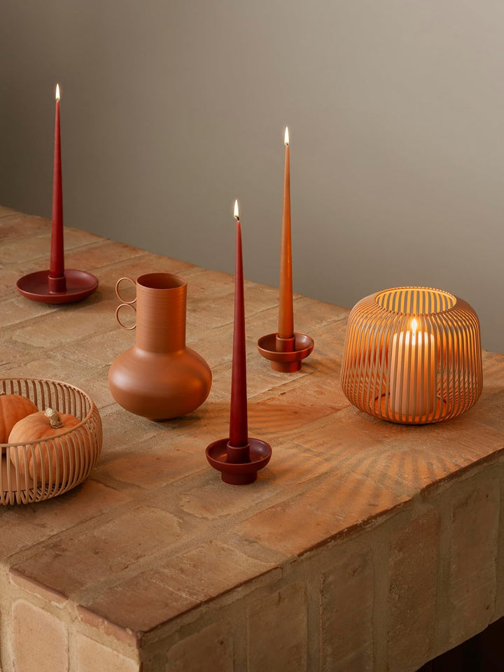 Blomus -LITO- Bowl | Obstschale aus hochwertigem Stahl | Dekoschale mit Streben in Indian Tan | Grös