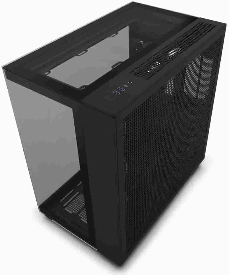 NZXT H9 Elite Dual-Chamber ATX Mid-Tower PC Gaming-Gehäuse - CM-H91EB-01– Enthält 3 x 120mm F120 RGB