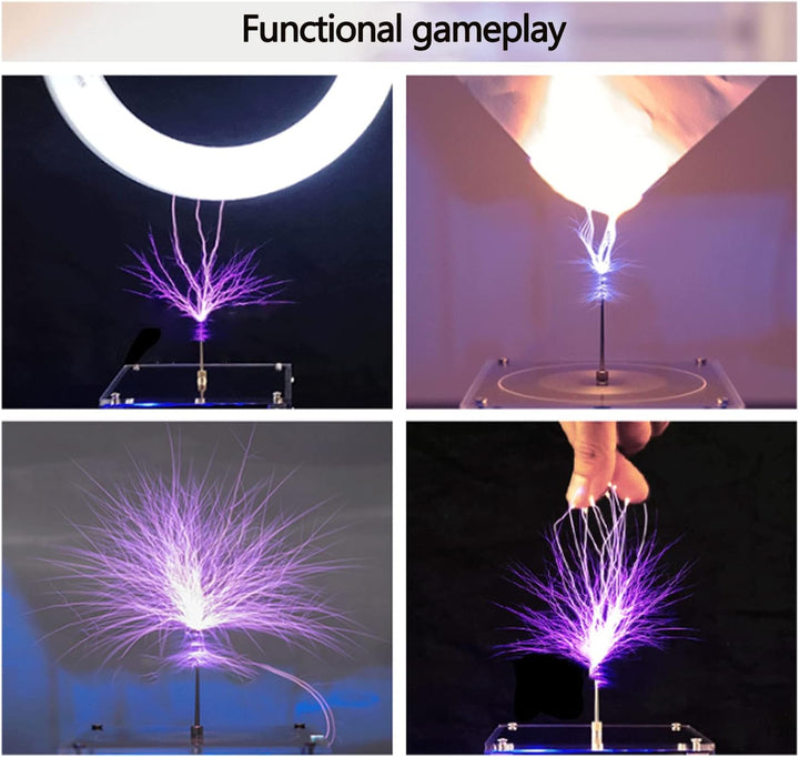 Teslaspule Bluetooth Mini Musik Tesla Spule Bogen Plasma Lautsprecher Tesla Coil Berührbare DIY Spul