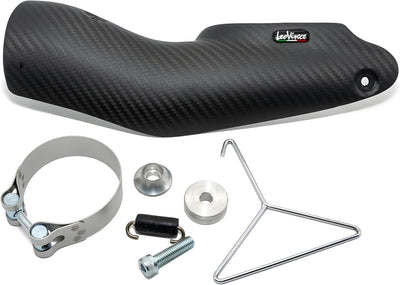 Endschalldämpfer/Auspuffanlage LeoVince SLIP-ON SBK LV-12 Black Edition, Edelstahl schwarz, Carbon K