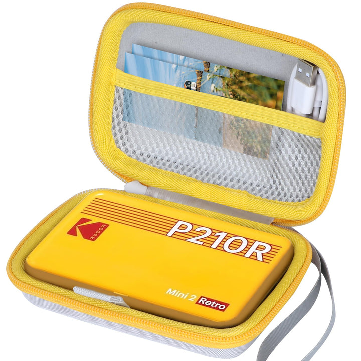 Lebakort Hart Reise Schutz Hülle Etui Tasche für Kodak Mini 2 Retro 4PASS Mobiler Fotodrucker/Kodak