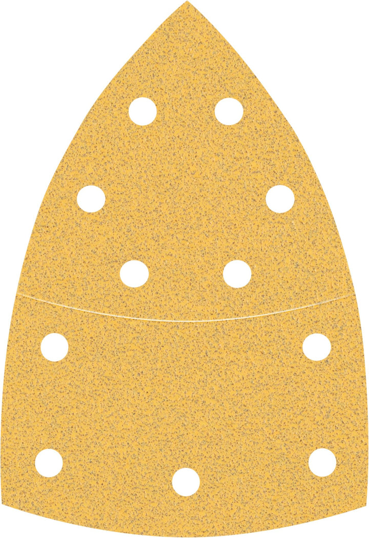 Bosch 50x EXPERT C470 Schleifpapier mit 11 Löchern (für Farbe auf Holz, Hartholz, Ø 102x62 mm, Körnu