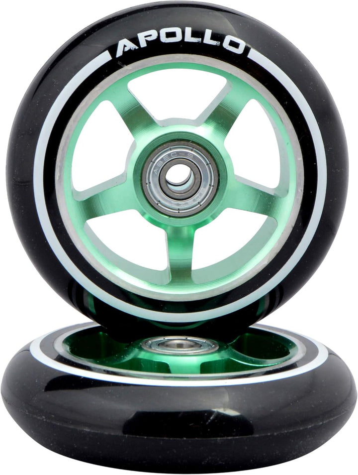 Apollo Stunt Scooter Ersatzräderset Pro Wheels - ABEC9 Kugellager, Roller Rad Ersatz-Räder passend S