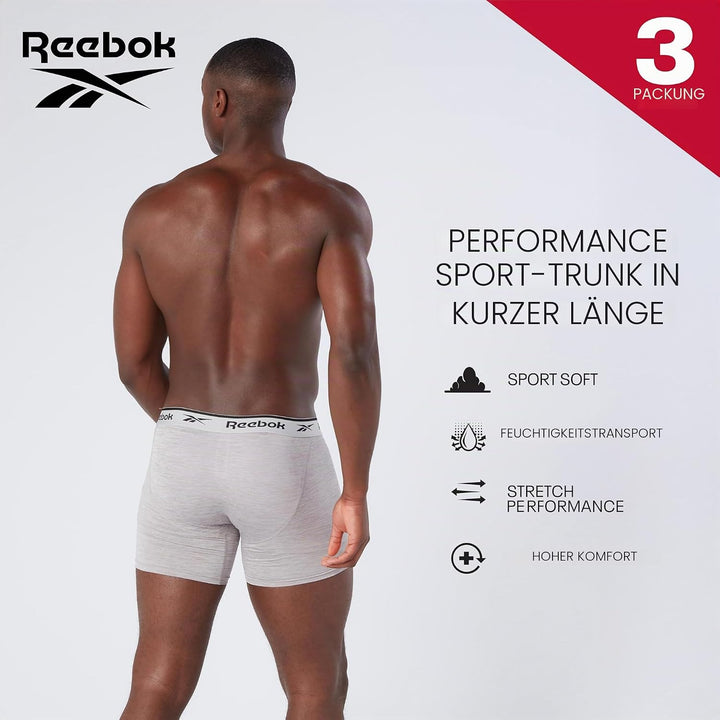 Reebok Herren Ainslie Badehosen (3er Pack), S