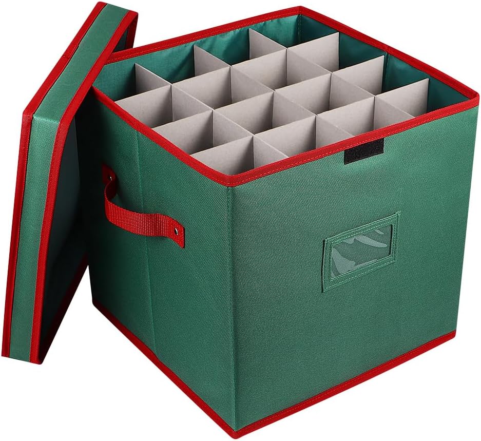 Cabilock Weihnachtsschmuck Aufbewahrungsbox für Weihnachtsdeko Reissfester 600D Oxford Aufbewahrungs