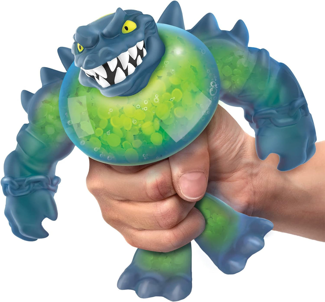 Heroes of Goo Jit Zu Glow Shifters Versus-Packung mit 2 super Stretchy Figuren: Tyro vs Rock Jaw; mi