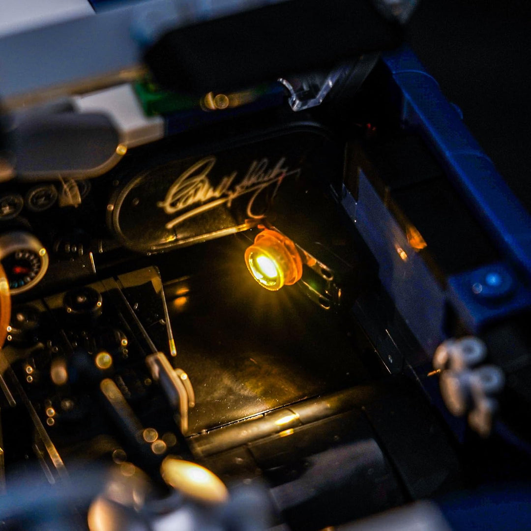 Fernbedienung Licht-Kit Kompatibel mit Lego Shelby Cobra 427 S/C 10357 (Kein Modell), Led Beleuchtun