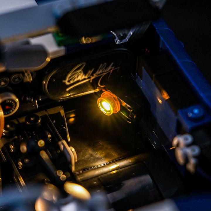 Fernbedienung Licht-Kit Kompatibel mit Lego Shelby Cobra 427 S/C 10357 (Kein Modell), Led Beleuchtun