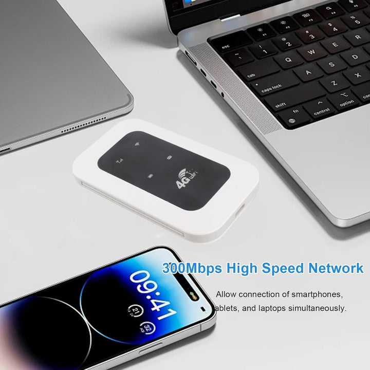 4G 5G WiFi Hotspot, Tragbares WLAN Mobilfunk Hotspot Gerät, Stecker und Spielverschluss Bis zu 10 Ge