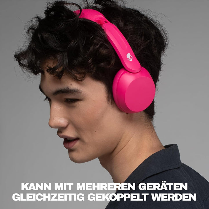 Skullcandy Icon 180 Wireless On-Ear Bluetooth Headphones, Up to 50 Hours Battery, Lightweight and Tr