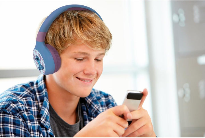 Lexibook - Disney Stitch - 2-in-1 Bluetooth- und kabelgebundene Kopfhörer mit Mikrofon und Steuerung